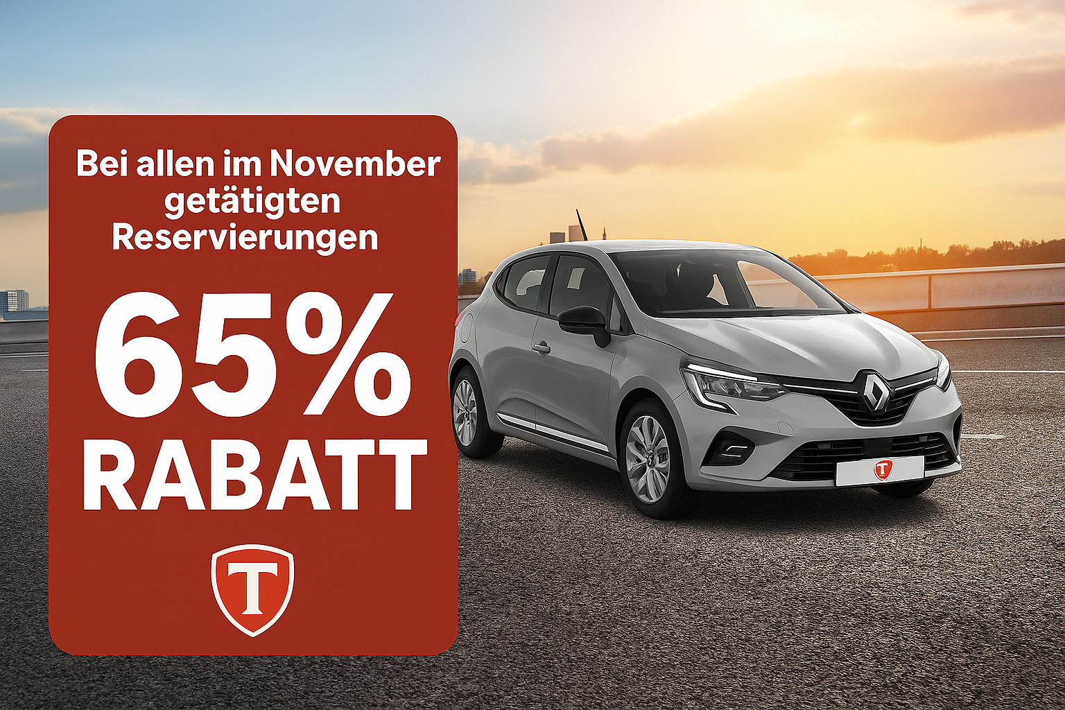 RENAULT Clio • AUTOMATIK • BENZIN 7 TAGE = 126 €  ...