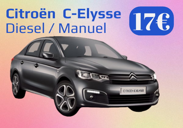 Izmir Flughafen Autovermietung Citroën C Elysse € 17